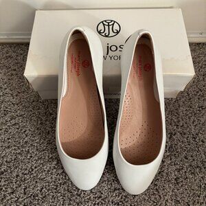 MARC JOSEPH NEW YORK | White Napa Newkirk Flat Shoes | Soft Leather | Size 9